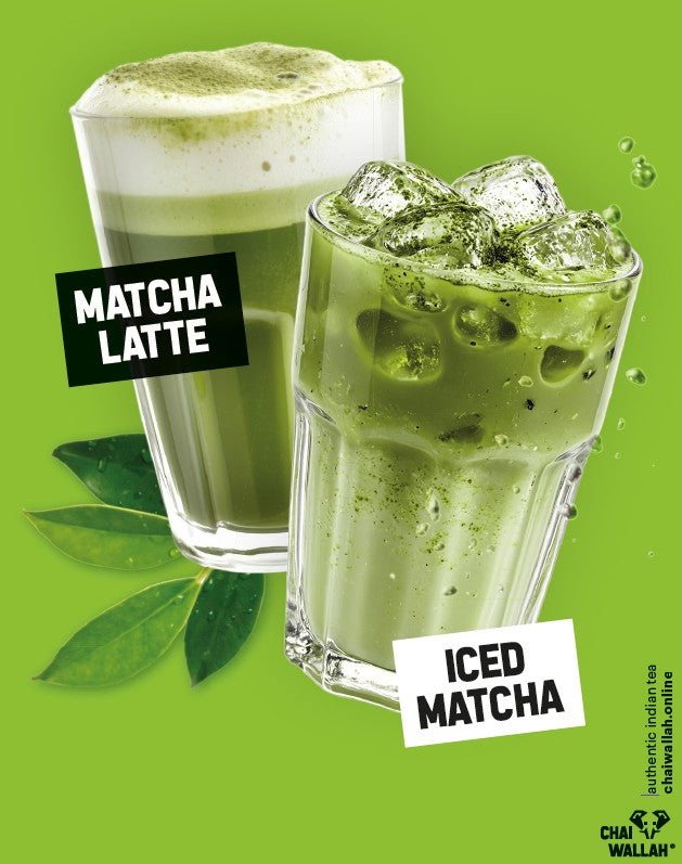 Tafelkaart A5 Chai en Matcha - Hot & Iced